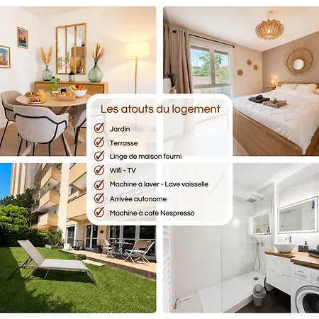 Apartamento Jardin Vauban  Entrée Autonome - Linge Fourni